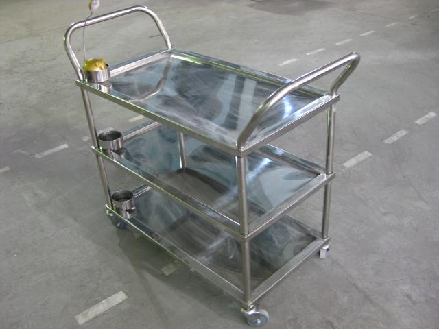 Stainless steel trolley