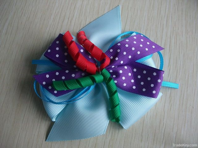 2012 hot sales grosgrain hair bows