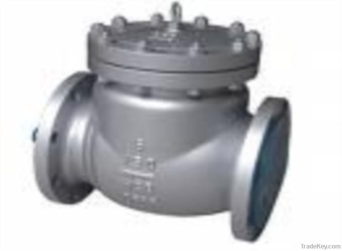 Cast steel swing check valve