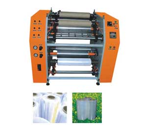 FTRW-500 stretch film rewinding slitter