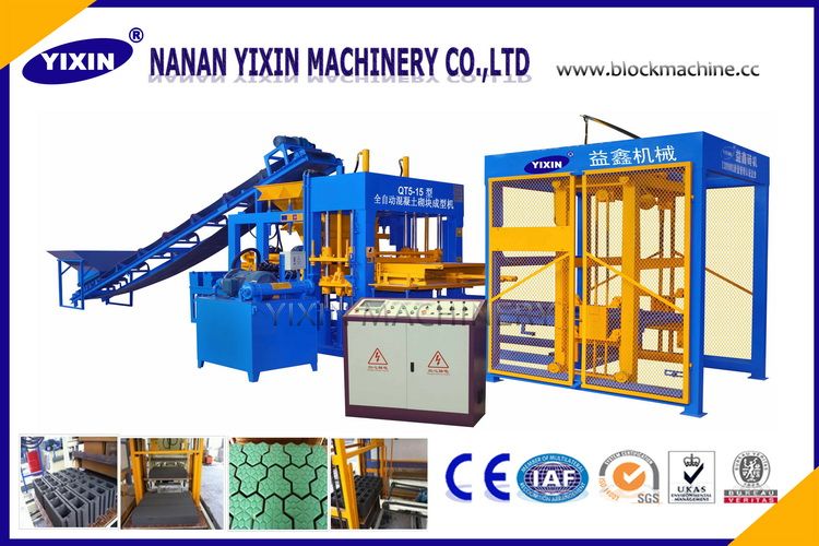 QT5-15 Concrete block making machine