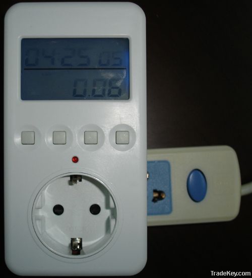 Plug in power monitor(A, V, Hz, W.PF $)