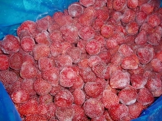 frozen strawberry