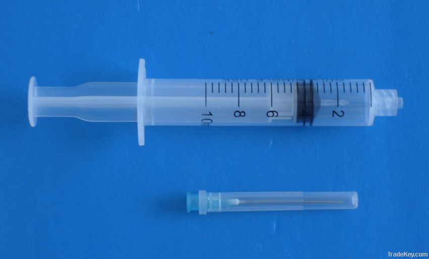 disposable syringe with needle