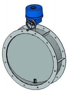 High temperature Damper Valve