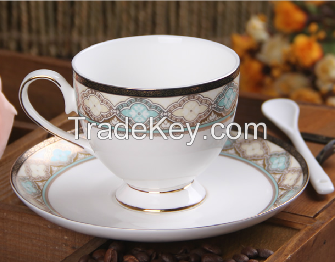 new arrival  fine royal design bone china coffee tea cup and saucer 