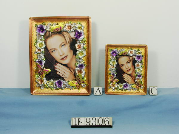 Floral photo frames