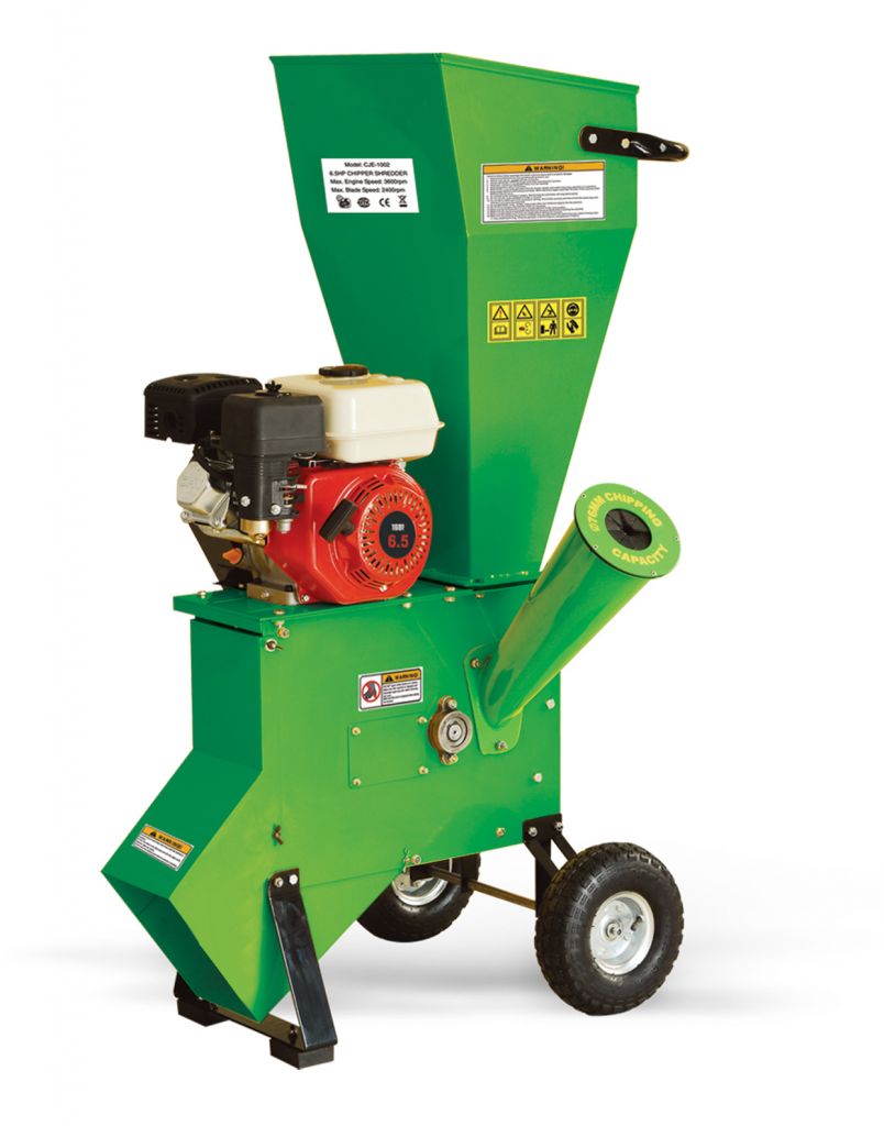 Powered Wood Chipper (6.5HP Gasoline Engine)