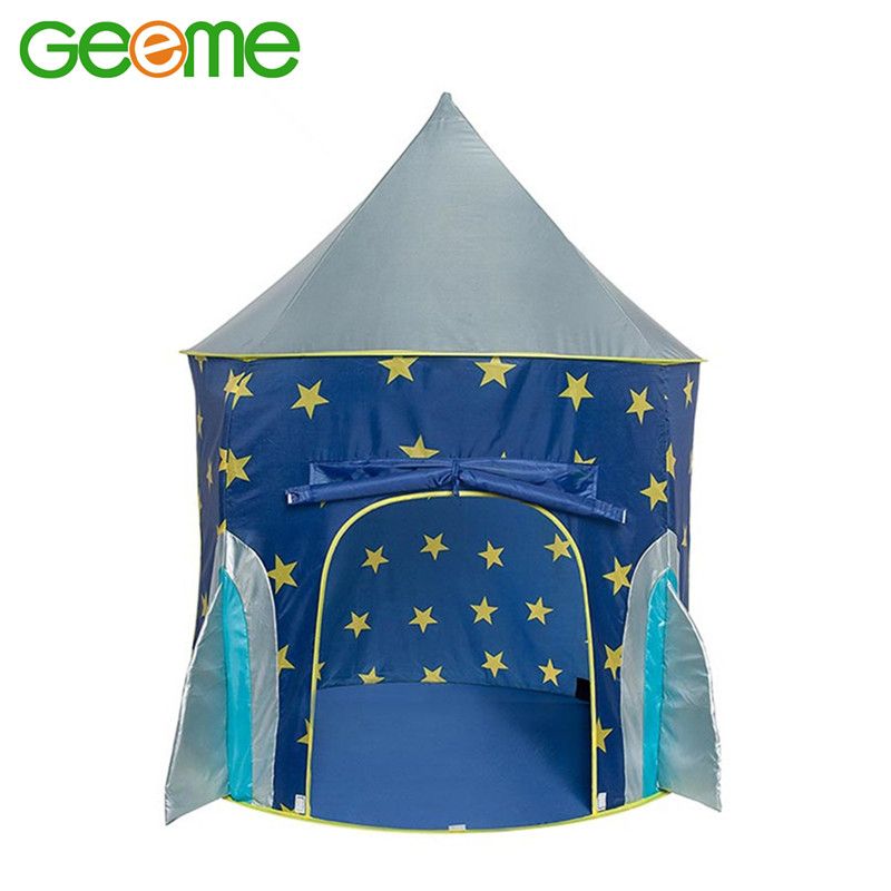 JT058 Kids Pop Up Rocket Ship Play Tent