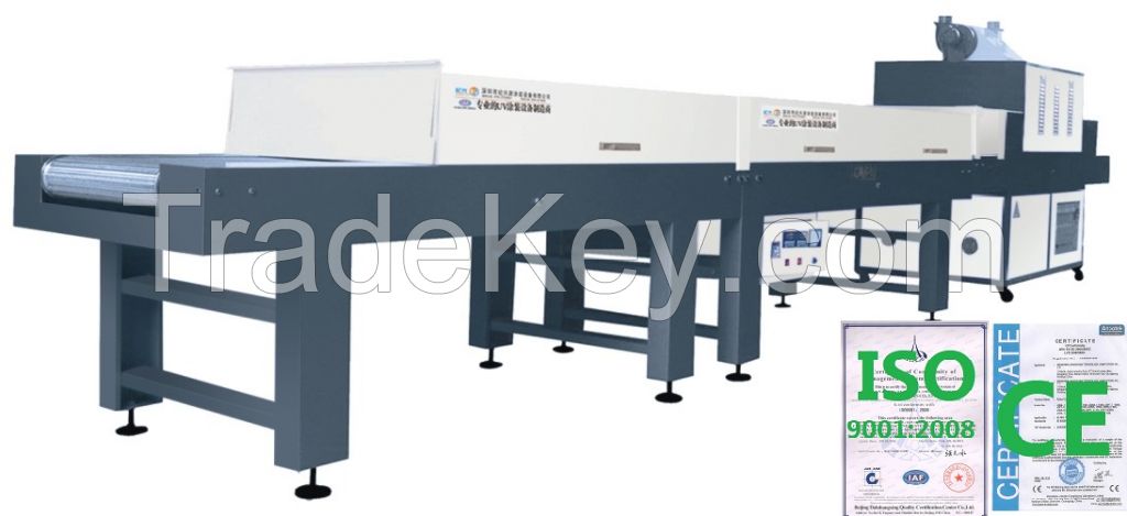 2-5 Lamps UV curing  machine and Heating Leveling Machine