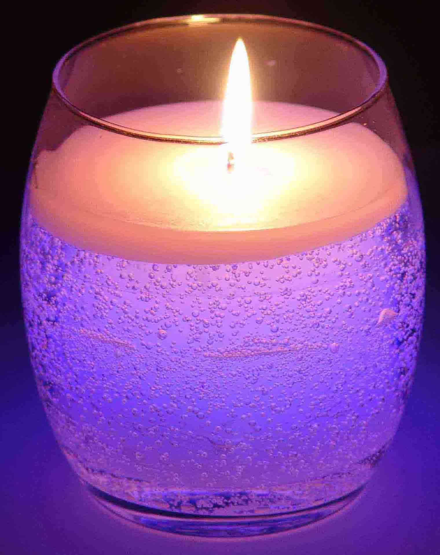 color changing candle