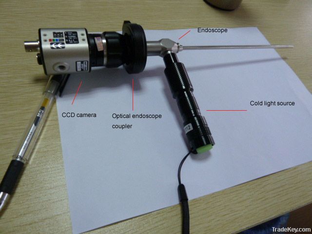 Portable endoscope CCD camera