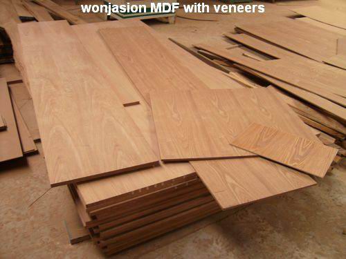 veneered MDF board