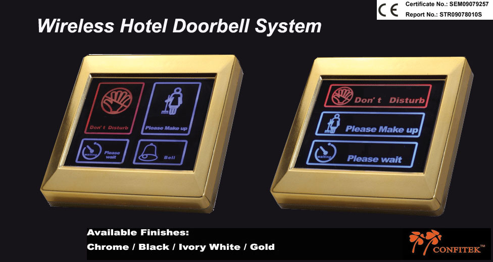 Hotel Wireless Doorbell Switch