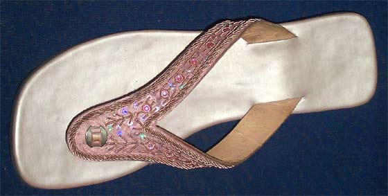 Fashionable Beaded Footwear