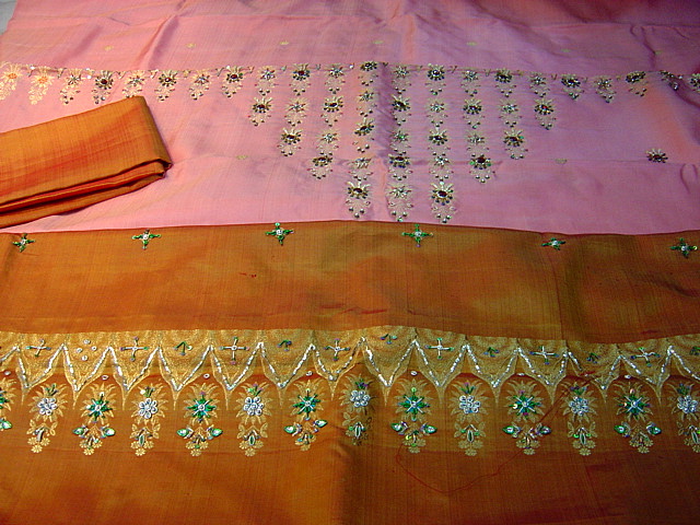 Silk salwar kameez