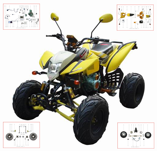 BASHAN ATV MODEL BS200S-7 SPARE PARTS