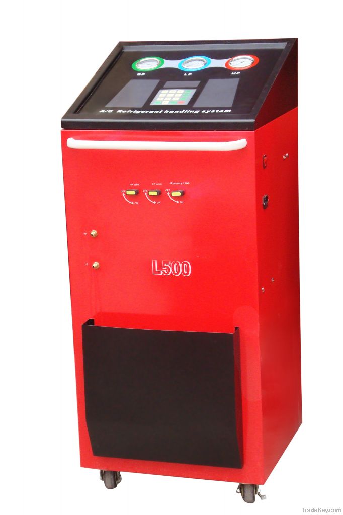 Semi-Auto refrigerant recovery& recycling machine