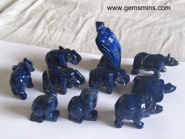 Lapis Animal Figurine