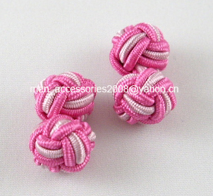 silk knot cufflinks