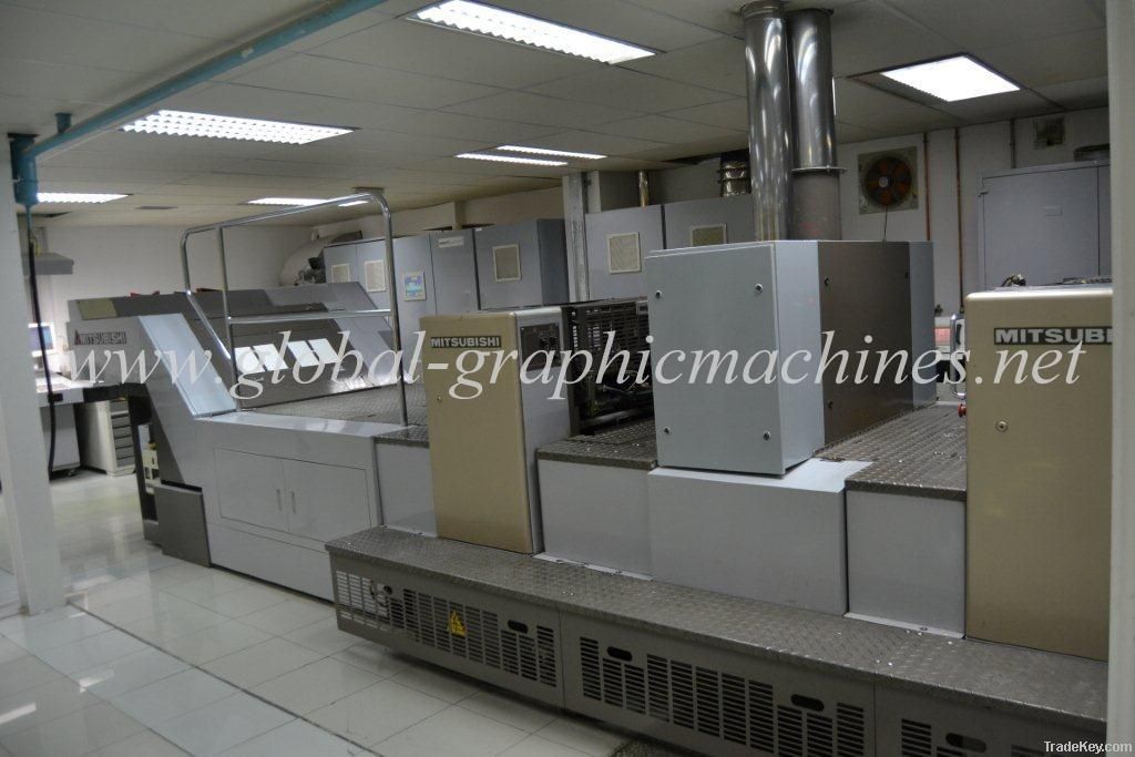 Mitsubishi Diamond 1000-5 LS  +  Coater + UV - Year 2005.