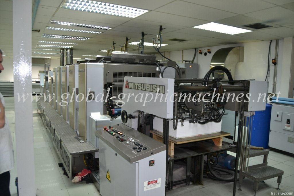 Mitsubishi Diamond 1000-5 LS  +  Coater + UV - Year 2005.