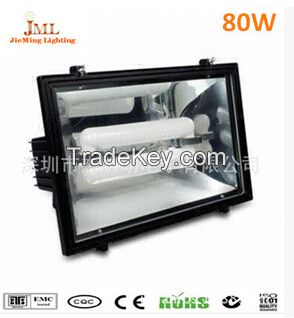 100w 120w 200w LVD low-frequency induction discharge floodlight  80~90Lm/w 60, 000~100, 000hs  5years warranty