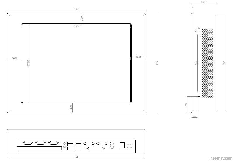 17 inch  Touch Screen  All in One PC