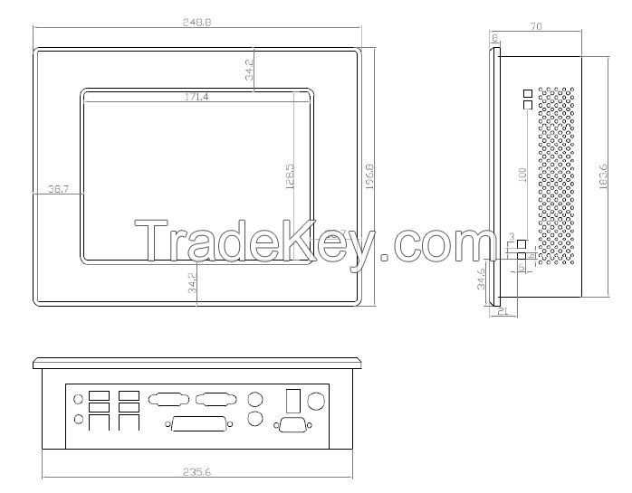 8.4 Inch Industrial Touch Screen PC