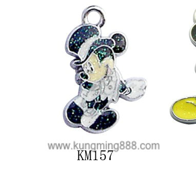 Enamel cartoon monkey  pendant KM157