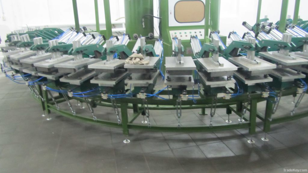 Insole and outsole foaming machine