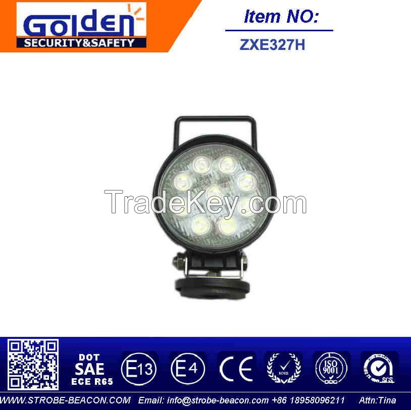 27W Epsitar LED Round Heavy Duty Powered Work Light with Handle No.ZXE