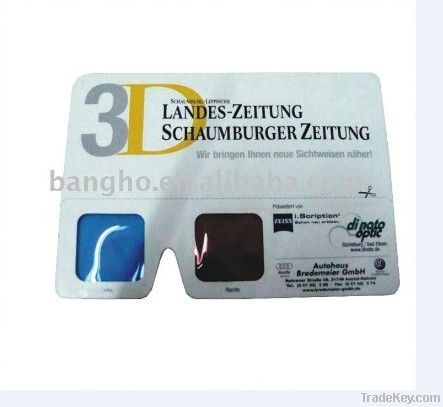 3D Advertising Glasses