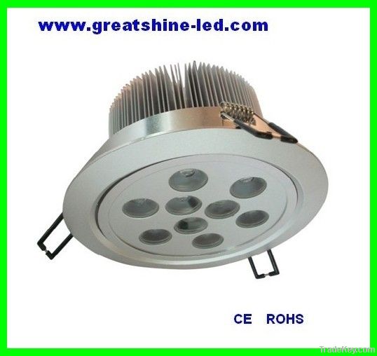 IR remote rgb 9X1W led ceiling light