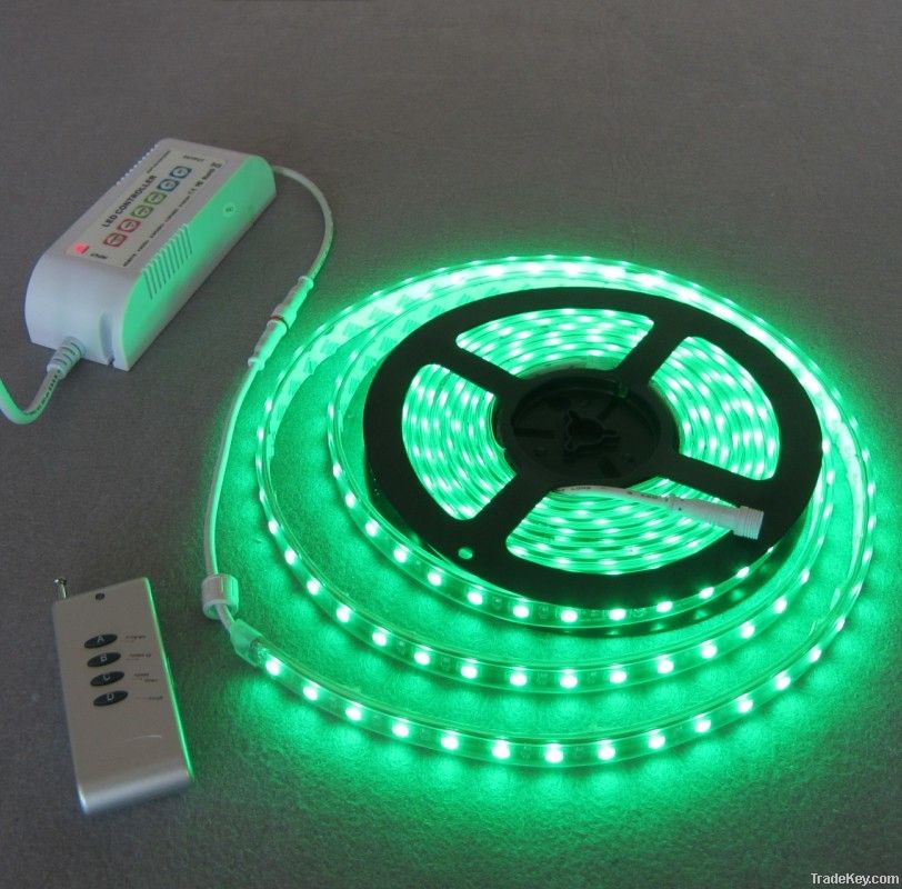 RF control rgb SMD 5050 60 led  12W  5m per roll  led strip