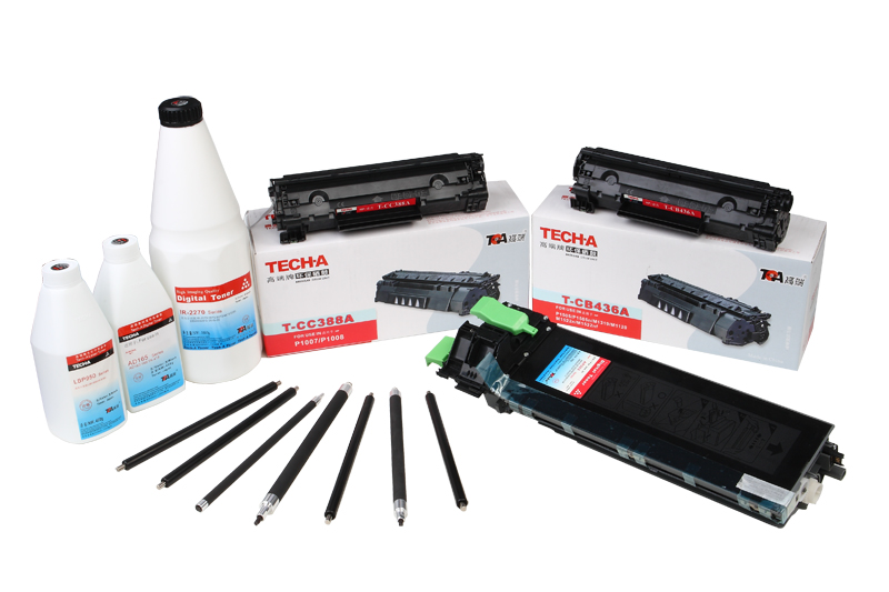 toner cartridge; opc drum;roller, blade; toner