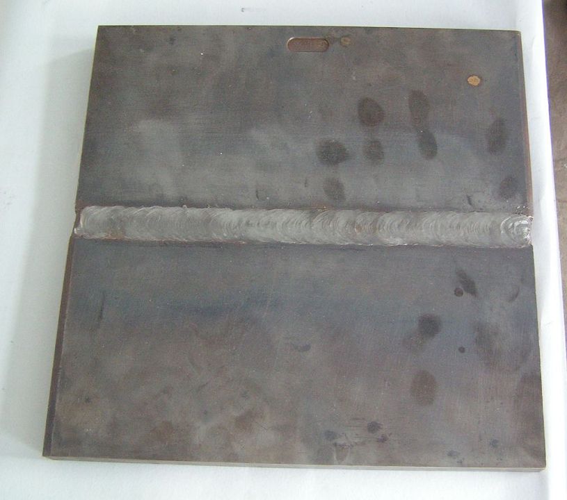 20mm Welded flawed Specimen w/DV For NDE Training-- Plate