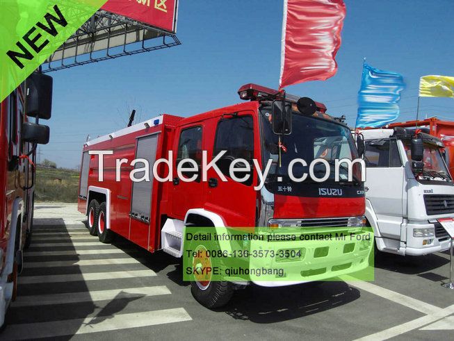 Isuzu ftr fire engine fire rescue tanker truck