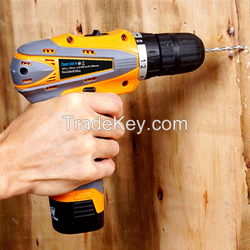 16.8V Household Double Speed Cordless Drill Electric Screwdriver Rechargeable Power Tools Two Lithium Battery Plastic Box