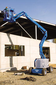 articulating boom aerial work platform