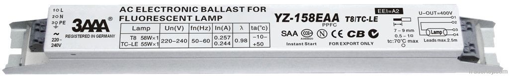 T8/PLL Electronic ballast 18w/30w/36w/58w