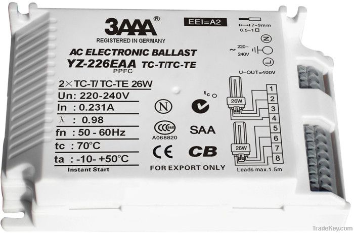 CFL Electronic ballast 13w/18w/26w/32w/42w