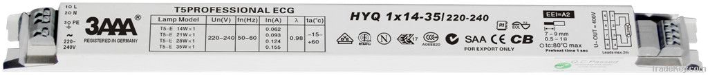 Preheat start Electronic ballast