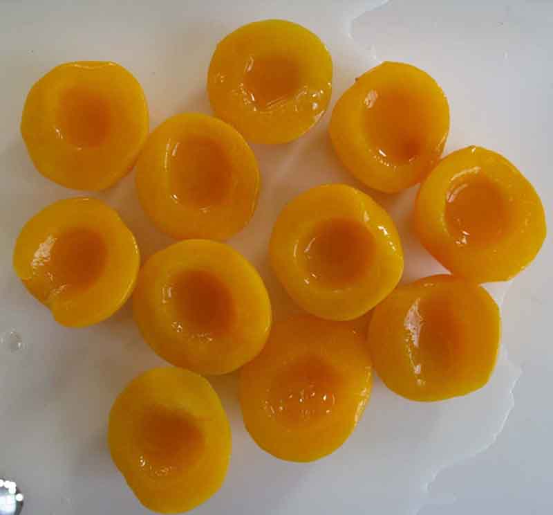 canned yellow peach