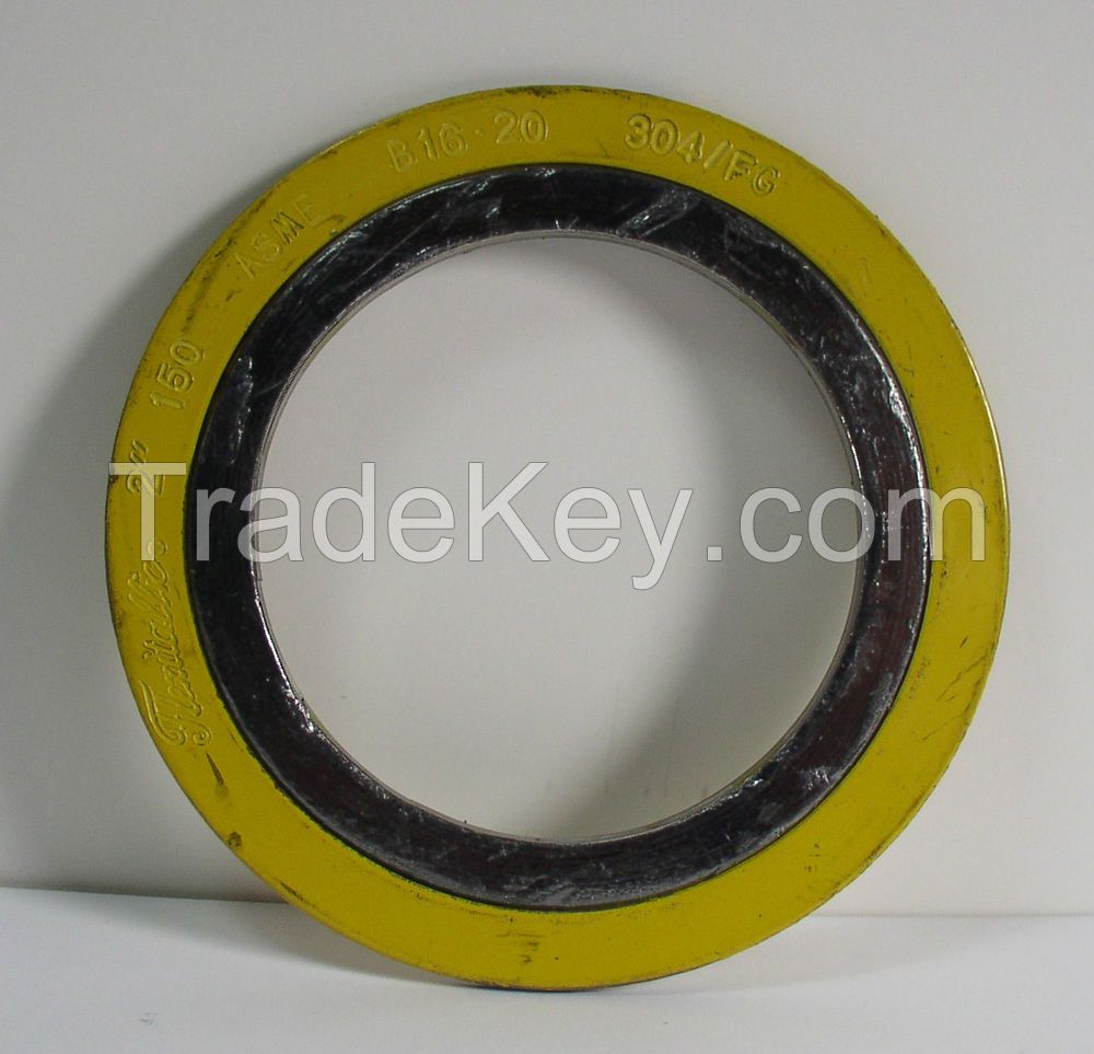 spiral wound gasket graphite/ptfe/non asbestos