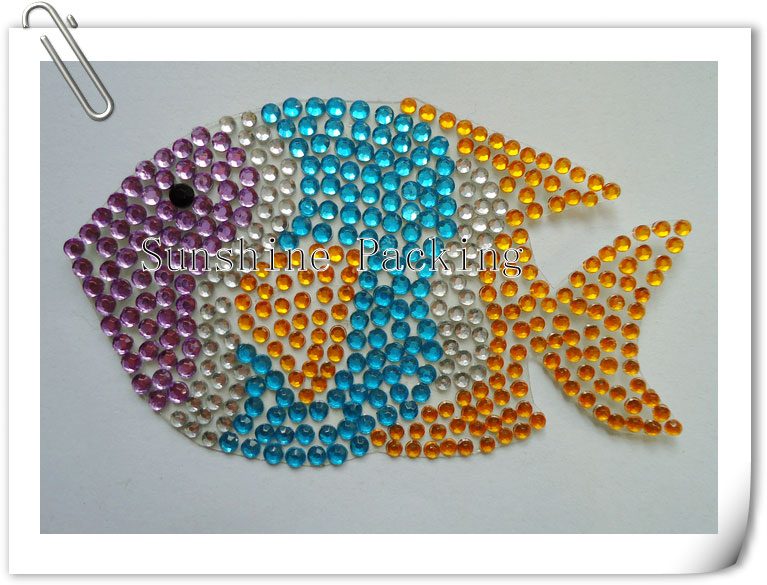 acrylic rhinestone sticker