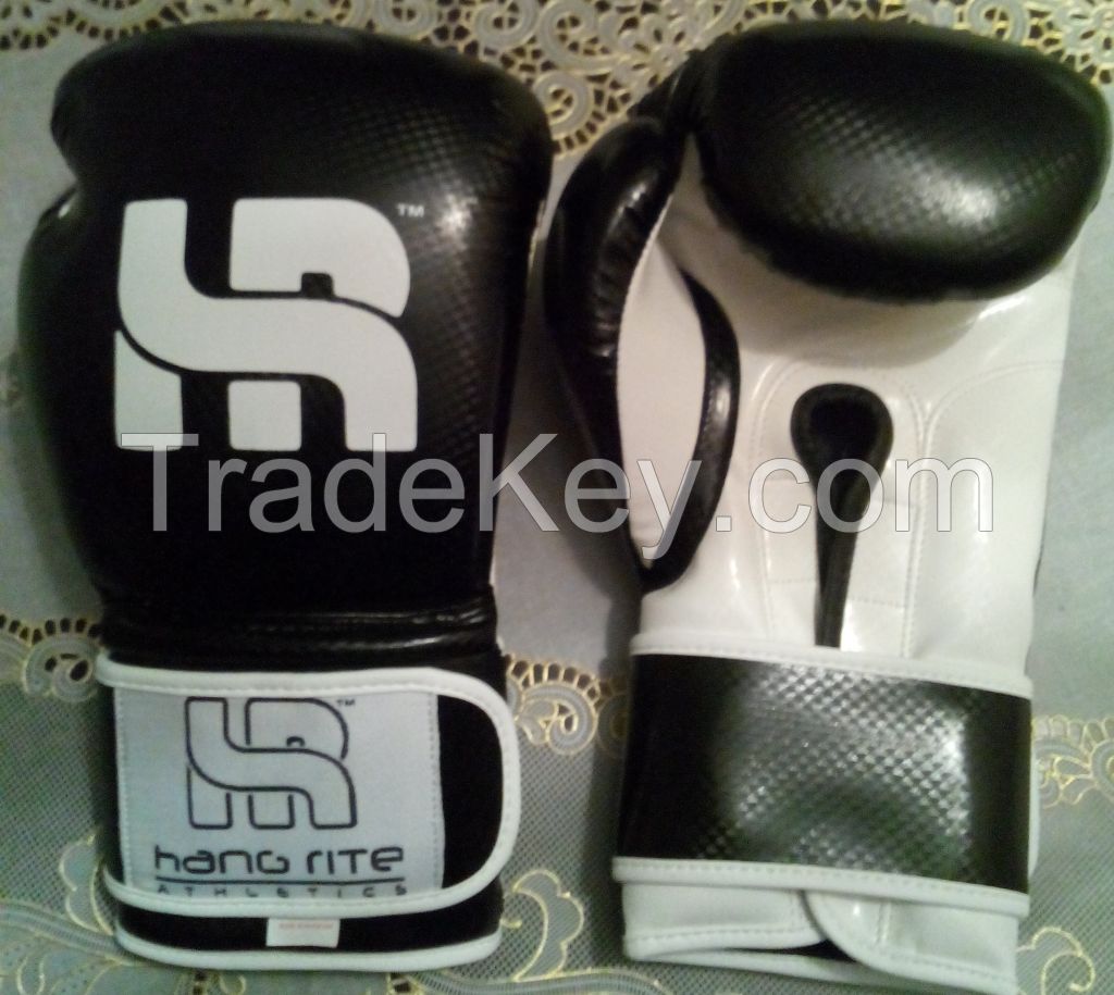 Mexican Two Ton Colour Pu Leather Boxing Gloves