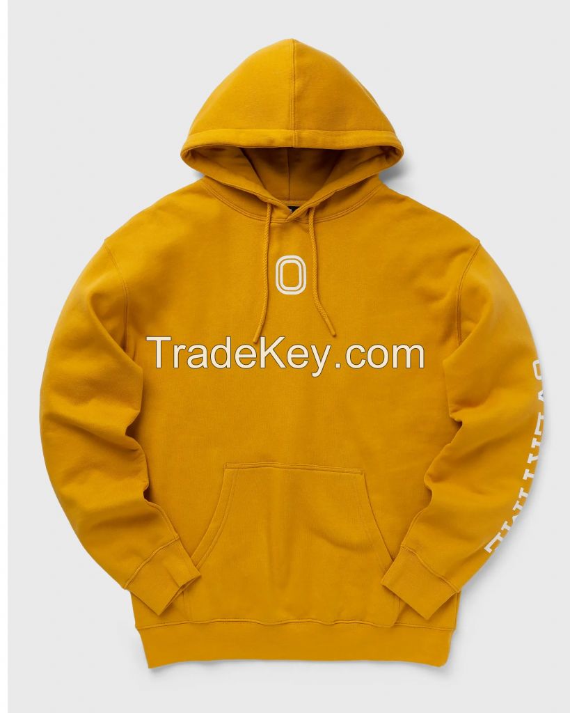 Gold Men &amp; Women Pullover Hoodies -