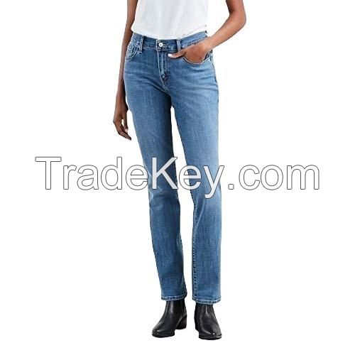 New Arrival 2025 Women's Denim Jeans Pant Casual Washed Wholesale OEM Hot Selling Slim Fit Low Price Export Oriented Quality Custom Denim At Ashway