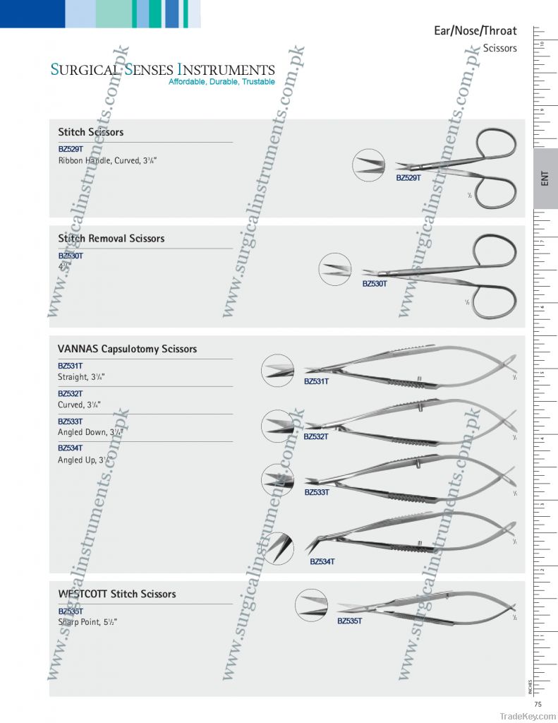 Stitch Scissors | Stitch Removal Scissors | Surgical Scissors | Vannas scissor